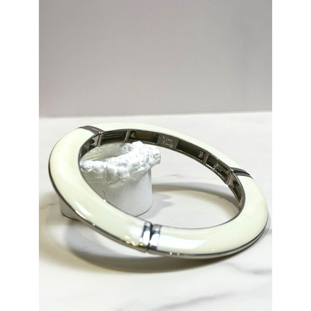 Lia Sophia "Kiam Family Collection" Ivory Segment Stretch Bracelet